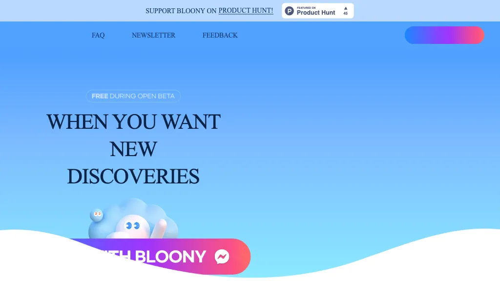 BLOONY website