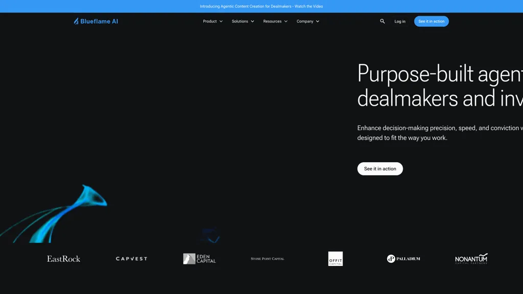 BlueFlame AI AI Investment Tool
