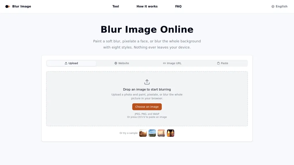 Blurimage screenshot