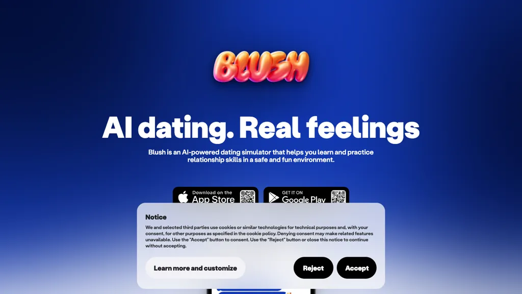 Blush website