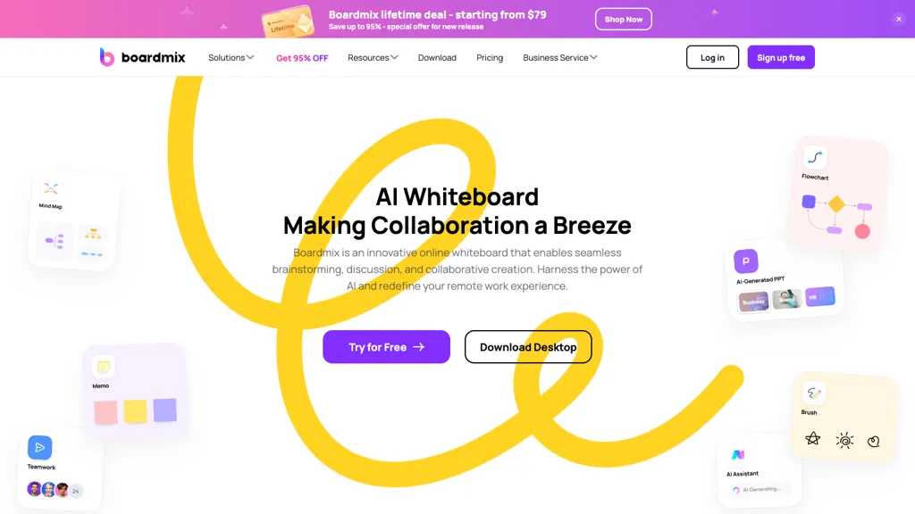 Boardmix online whiteboard website