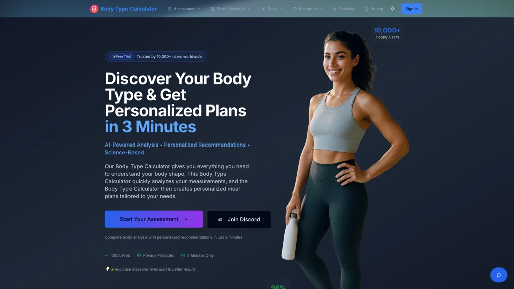 Body Type Calculator - AI Health Tool