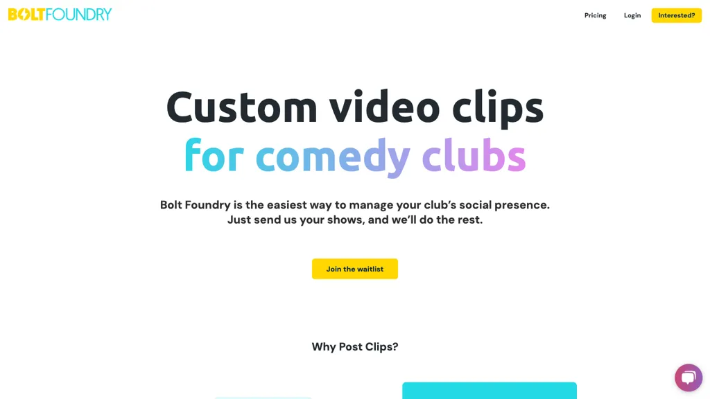 Bolt Foundry website