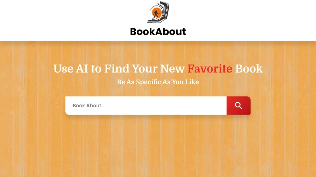 Bookabout website
