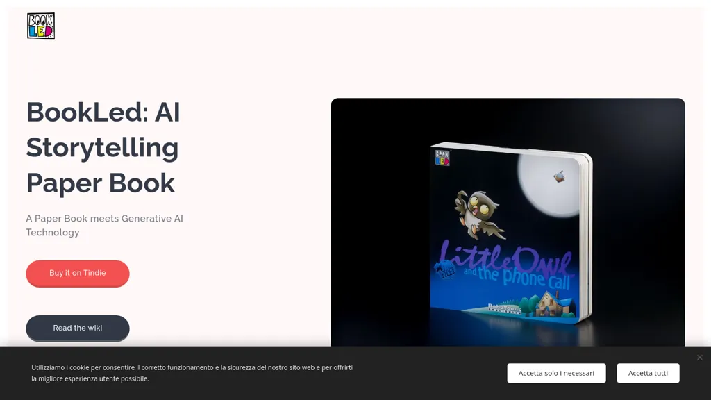 BookLed website