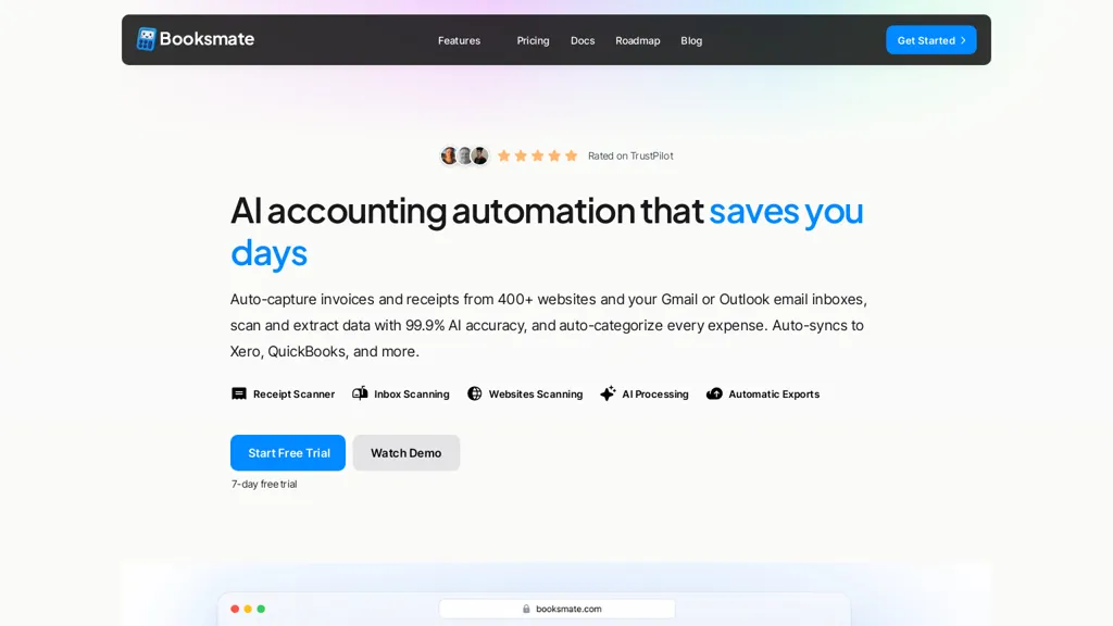 Booksmate AI tool screenshot