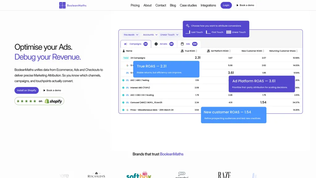 BooleanMaths Pulse AI tool screenshot