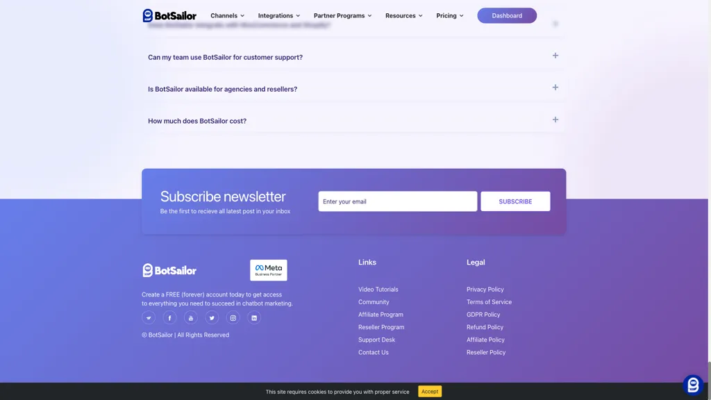 BotSailor AI tool screenshot