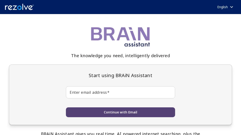 BRAiN Assistant website