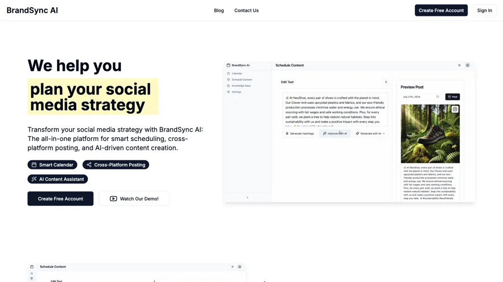 Brandsync ai website