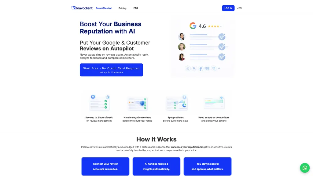 Bravoclient AI tool screenshot