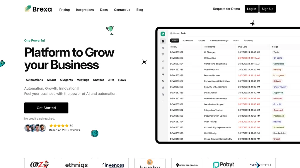 Brexa website