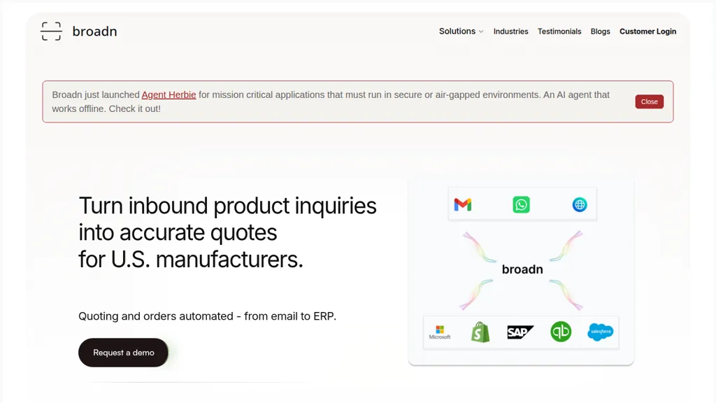 Broadn AI tool screenshot