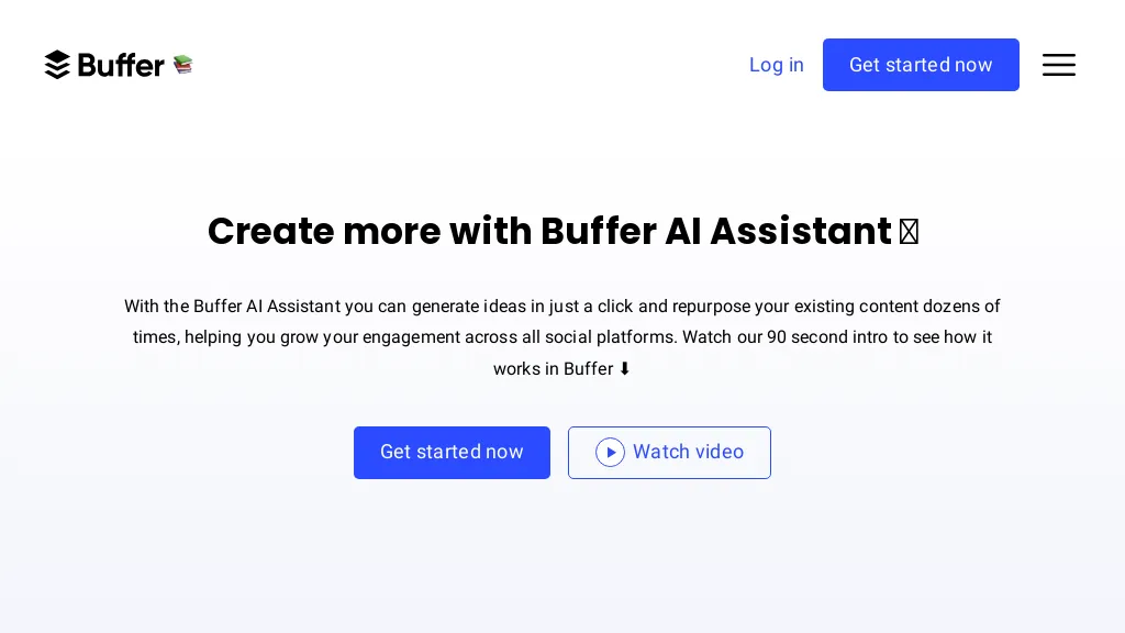 Buffer website