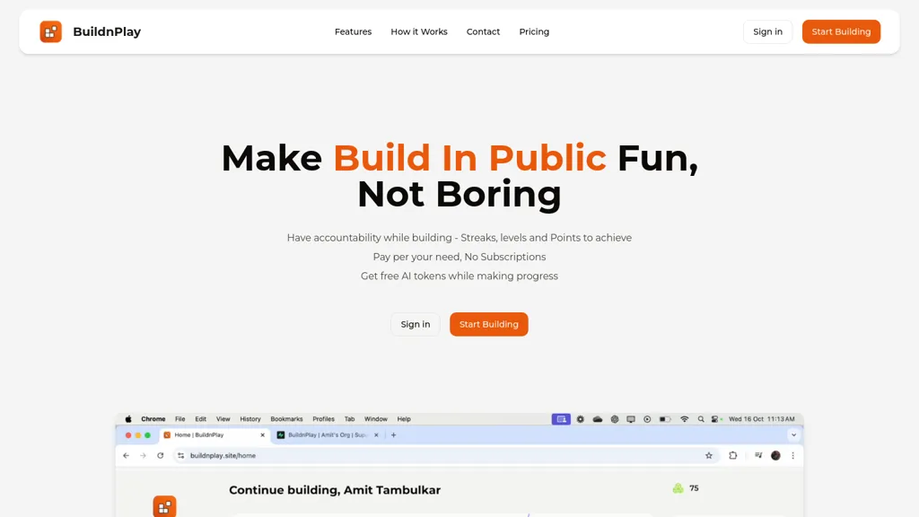 BuildnPlay website