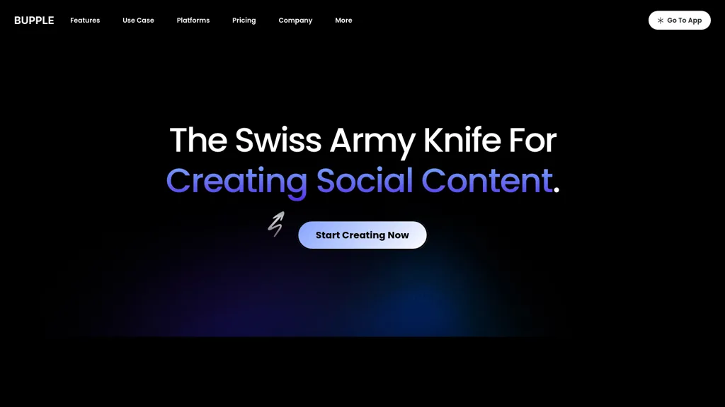 Bupple website