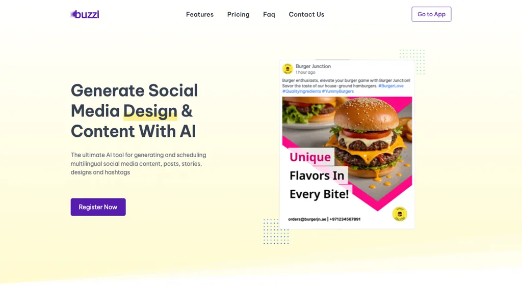 Buzzi.ai website