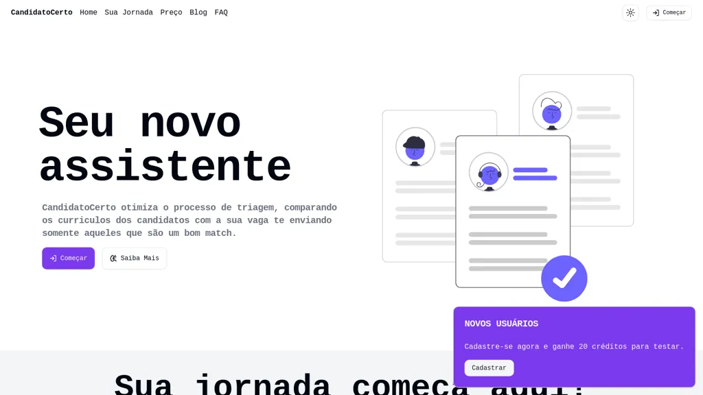 Candidatocerto website