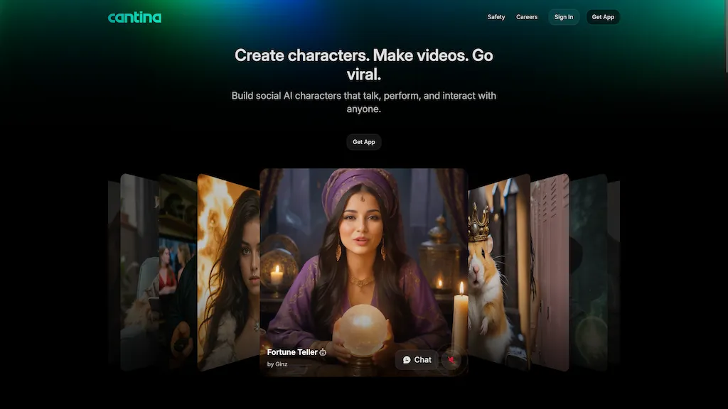 Cantina AI AI tool screenshot