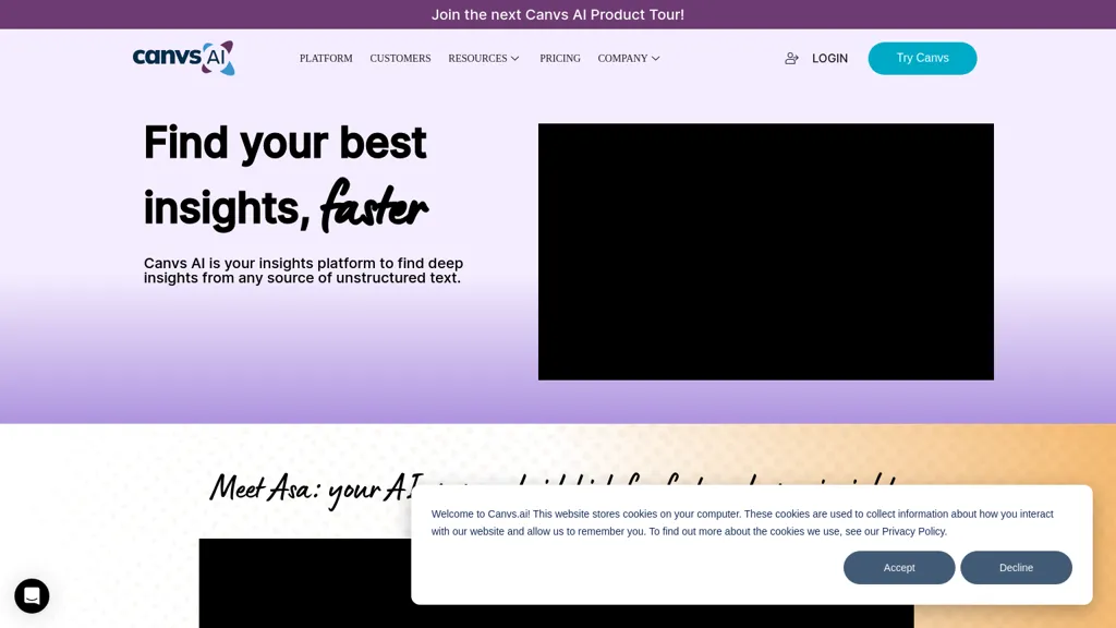 canvs.ai website