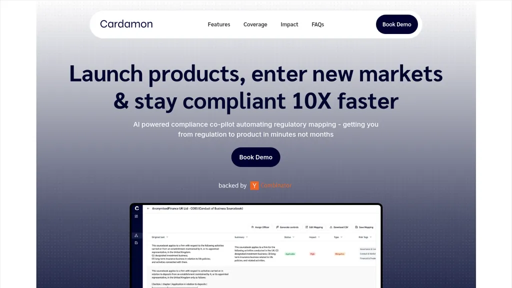 Cardamon website