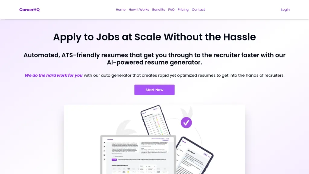 Career HQ website