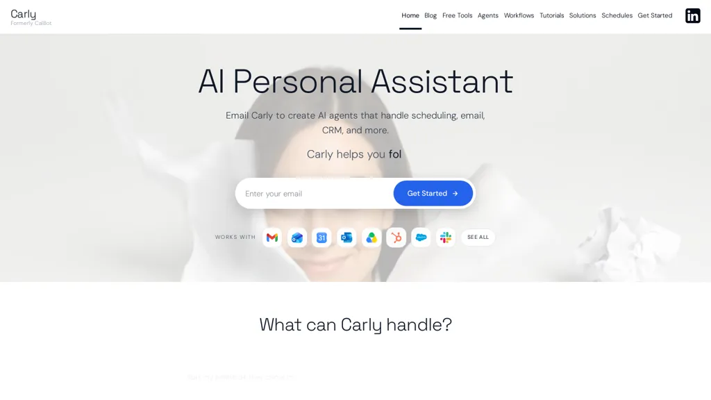 Carly AI AI tool screenshot