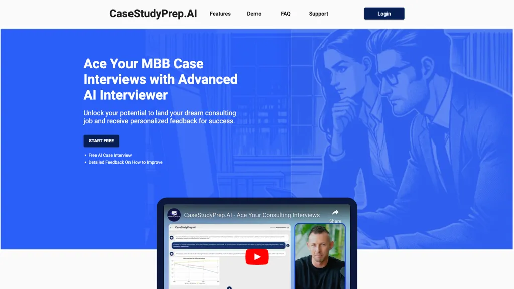 CaseStudyPrep website