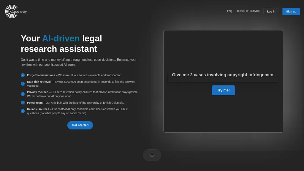 Caseway website