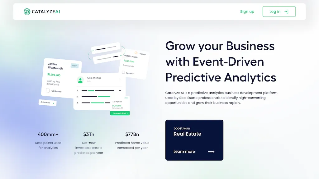 Catalyze AI AI tool screenshot