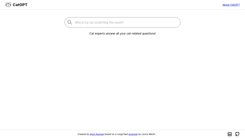 CatGPT website