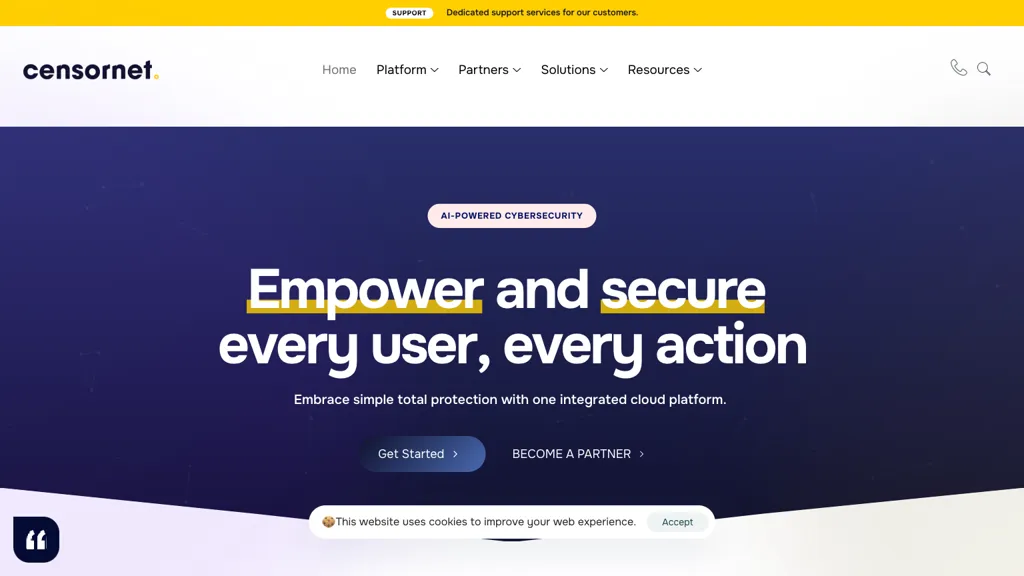 Censornet.com website
