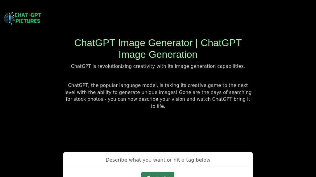 Chat-GPT Pictures website