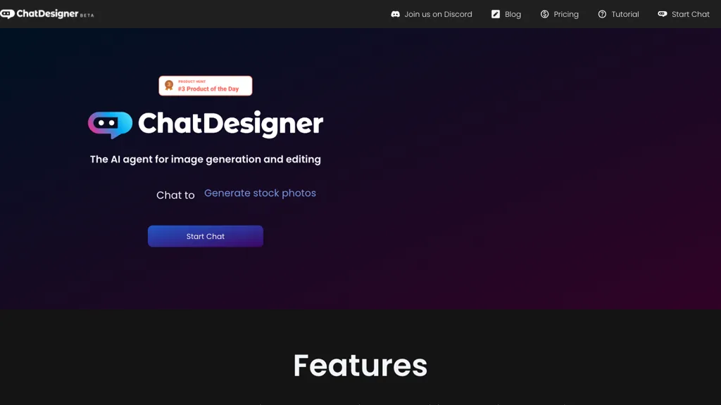 ChatDesigner website