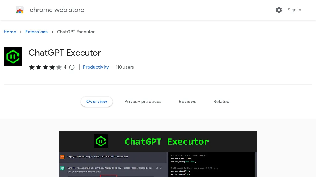 ChatGPT Executor website