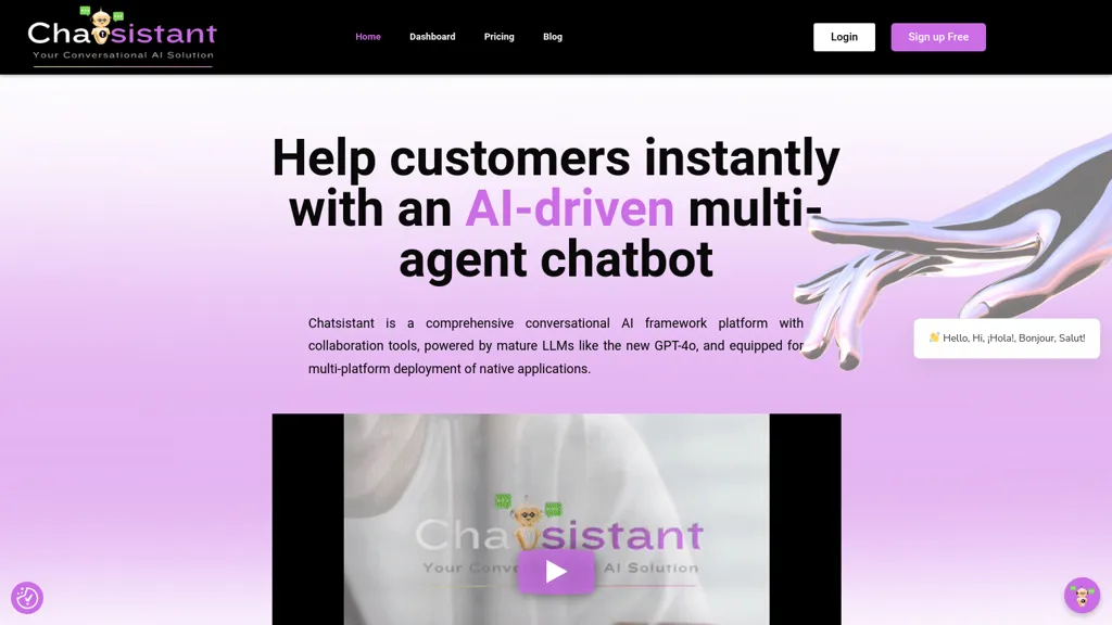 Chatsistant website