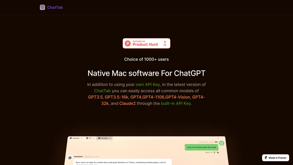 ChatTab website