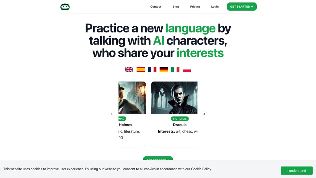 Chattero website