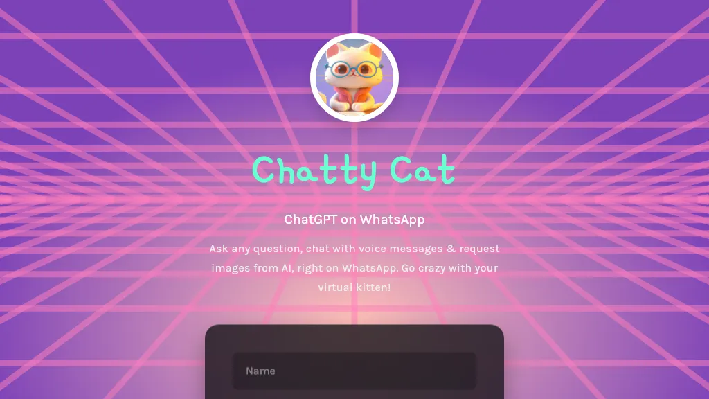 Chatty Cat website