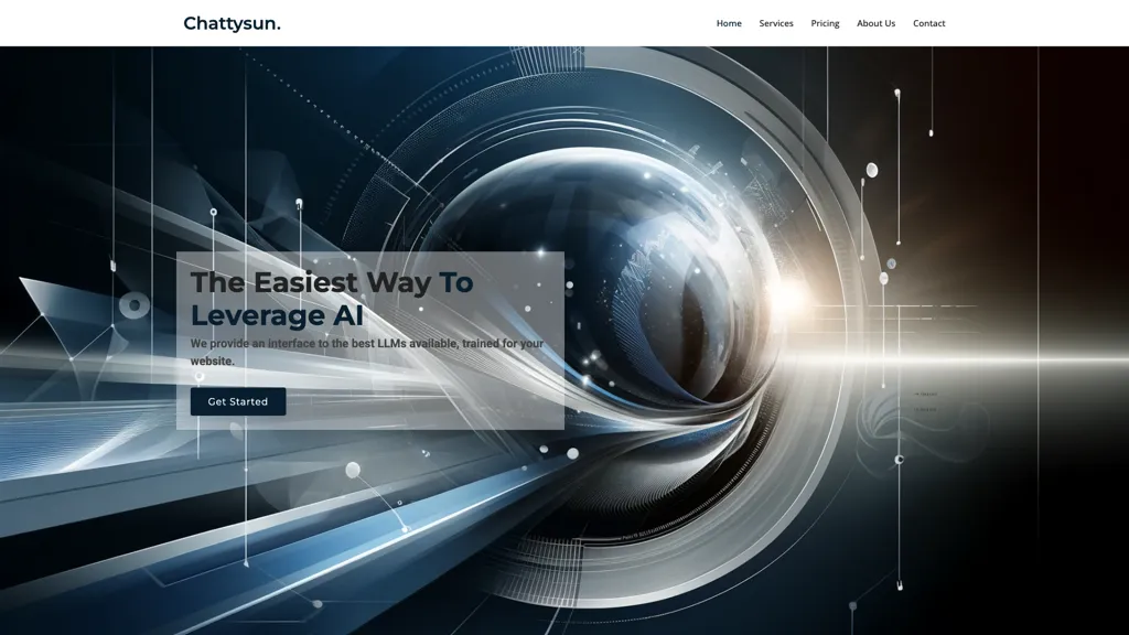Chattysun AI tool screenshot