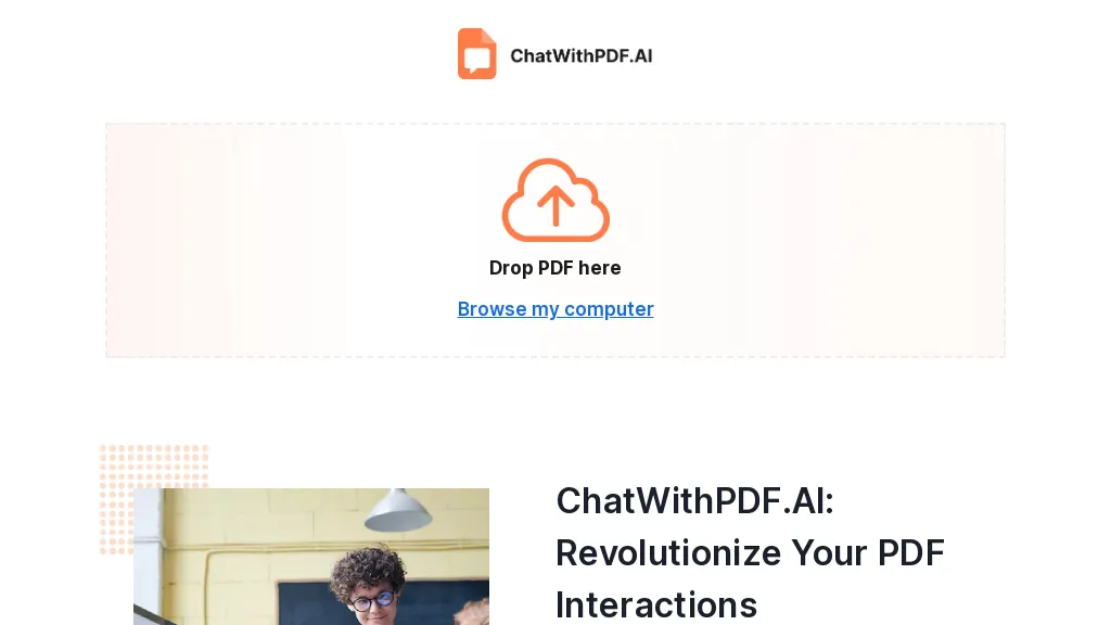 ChatwithPDF.ai website
