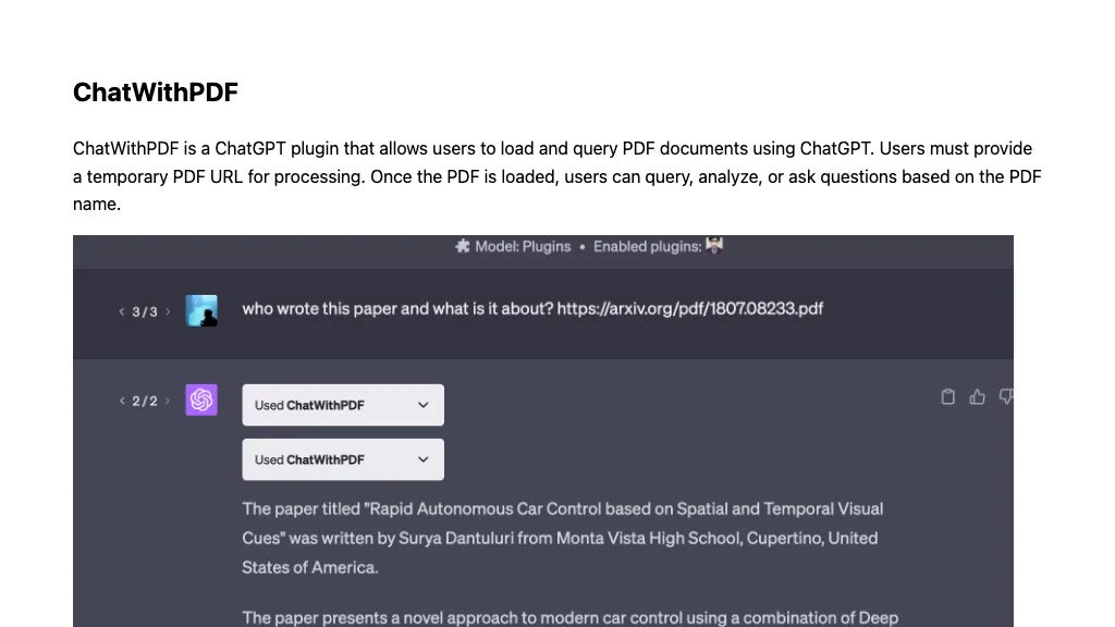 ChatWithPDF website