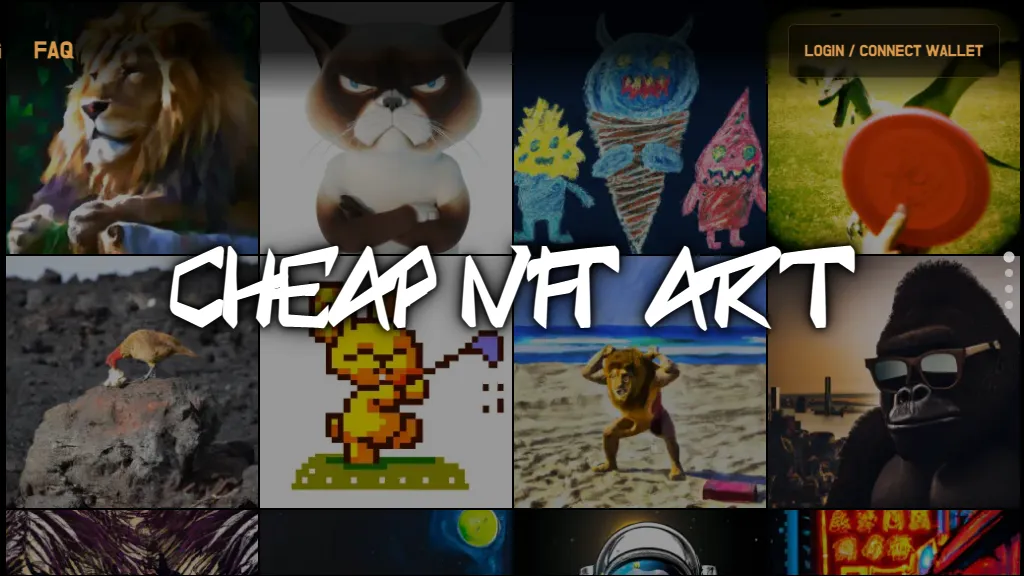 CheapNFT.Art website