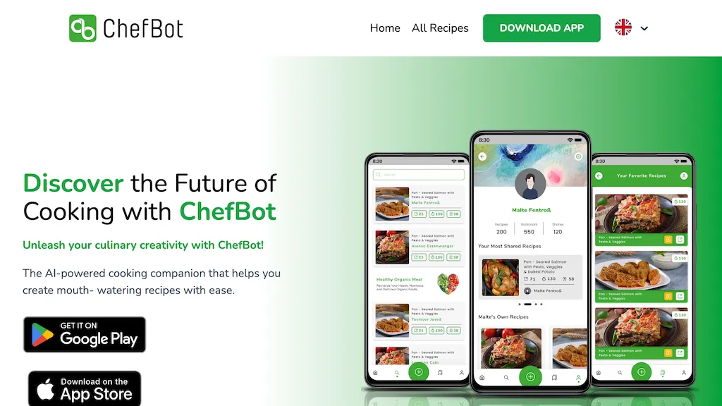 ChefBot website