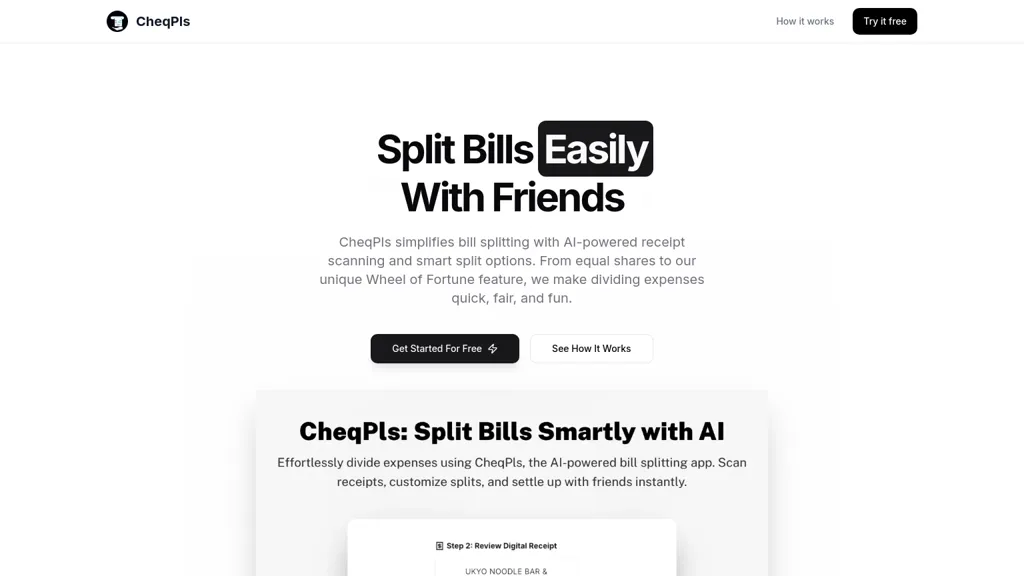 CheqPls website