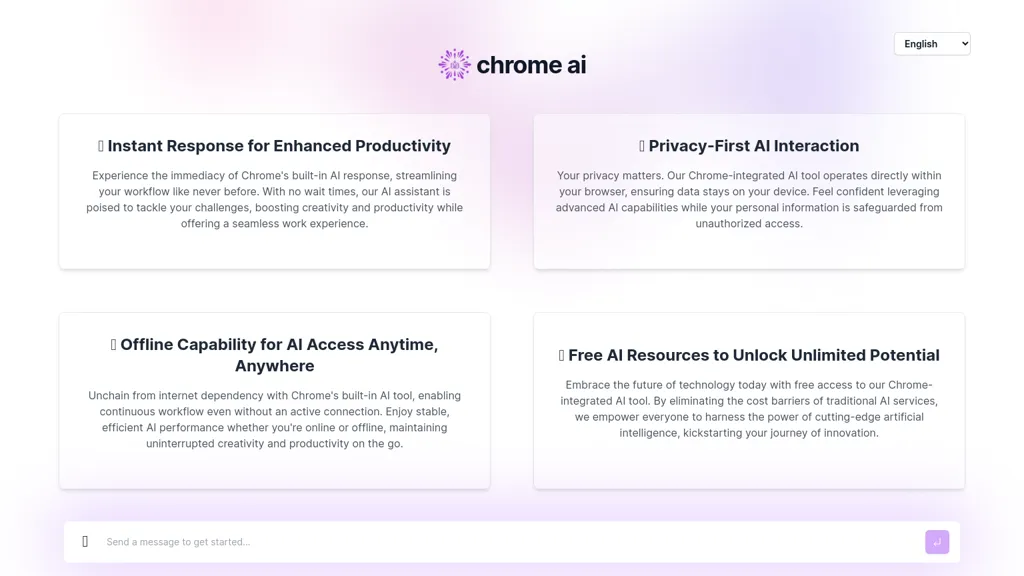 chrome-ai website