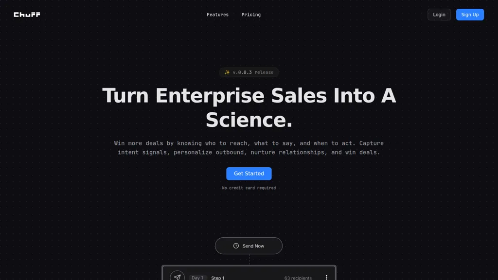 chuff.co AI tool screenshot