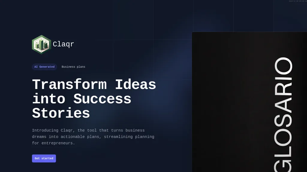 Claqr website