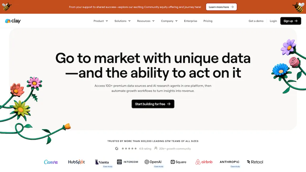 Clay.com website