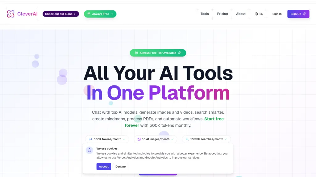 CleverAI AI tool screenshot
